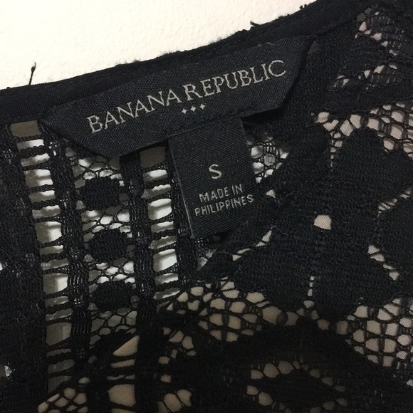 Banana Republic Black Lace Shirt - Picture 3 of 7